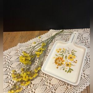 💛 VINTAGE – Hand-painted ceramic spoon rest –